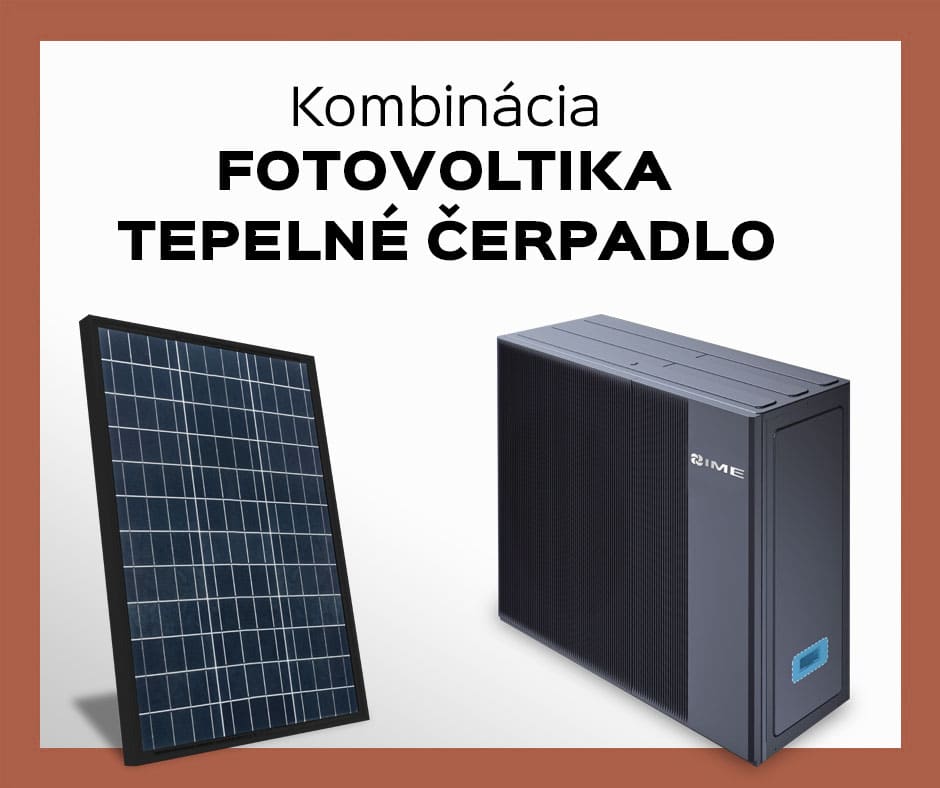 kombinácia fotovoltiky a tepelného čerpadla