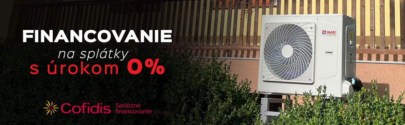 financovanie tepelného čerpadla na splátky