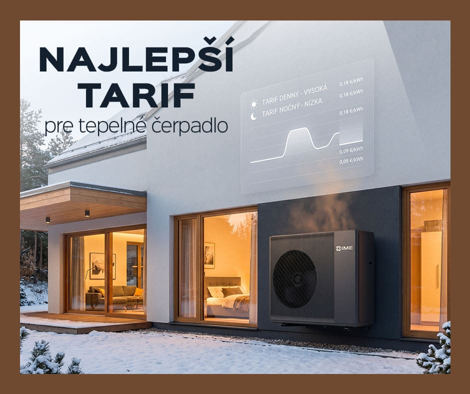 Najlepší tarif pre kúrenie tepelným čerpadlom