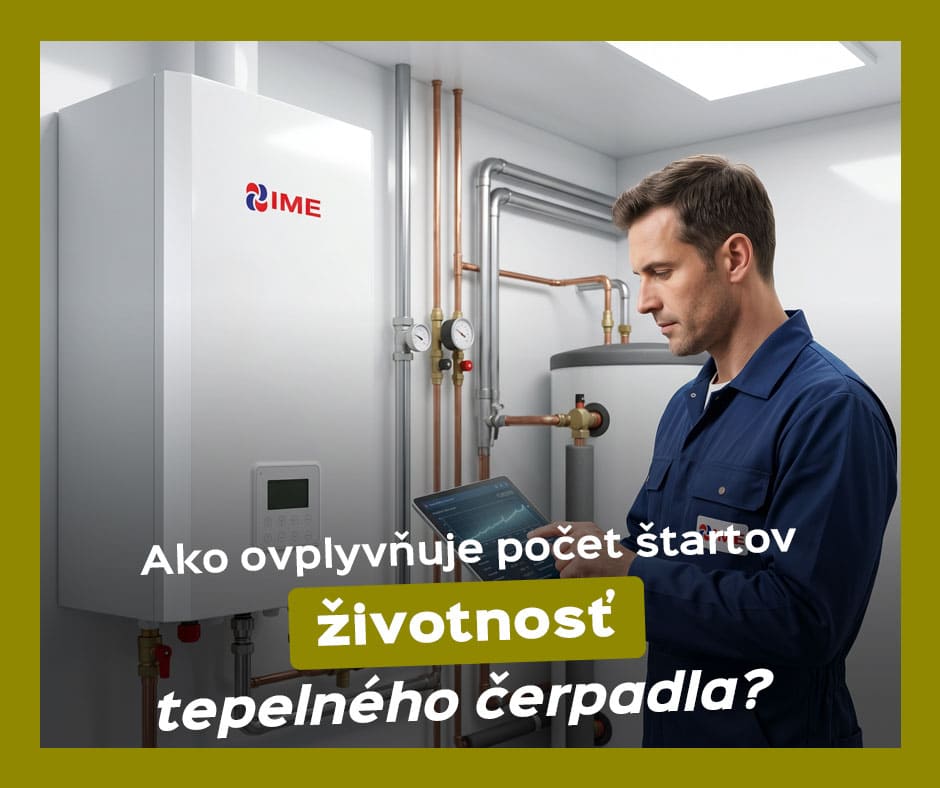 montážnik cez tablet kontroluje funkčnosť tepelného čerpadla Split